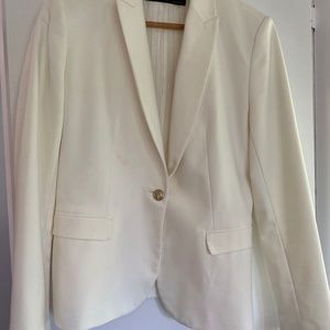 White Zara Suite Jacket